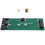Placas adaptadoras Mini PCIE PCI-E PCI Express de 2 canais para SSD M.2 NGFF para SSD Micro-Type 7+9 de 16 pinos de 1,8 polegadas. 2