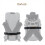 For Mini 5 Pro Propeller Holder Proter Propeller Protector Blade Strap Wing Fixed Stabilizers 5