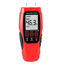 Digital Pin-Type Wood Moisture Meter,Backlit LCD Flashlight,4 Modes for Wood, Drywall,Firewood,and Concrete
