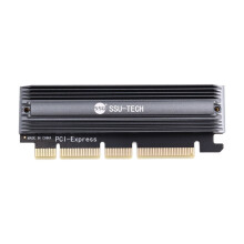 Placa Adaptadora PCIe 4.0 para M.2 NVMe, Alta Velocidade 64Gbps, Placa de Expansão SSD M.2 para PCI-E X16 de Velocidade Total para PC Desktop