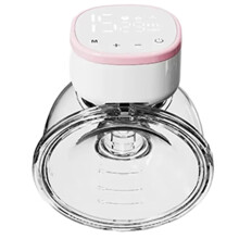 Draagbare, handsfree elektrische borstkolf met LCD-scherm en laag geluidsniveau voor borstvoeding Borstkolf voor volwassenen Roze