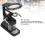 Suporte para ferro de soldar com LED e lupa de 2,5x, 4x e 16x com clipe. 2