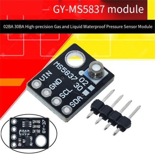 2PCS MS5837 Sensor Module High for Gas Air Liquid Waterproof Pressure Communicate 02BA 1