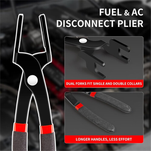 26PCS Line Disconnect Tool Set, Master Quick Disconnect Kit with AC & Line Pliers, Spring Lock Tools 2