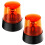 2Pcs Rotating Strobe Light, 360 Degree Rotating Light, Disco Bar Party Decorative Light Red 1