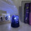 2Pcs Rotating Strobe Light, 360 Degree Rotating Light, Disco Bar Party Decorative Light Blue 7