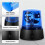 2Pcs Rotating Strobe Light, 360 Degree Rotating Light, Disco Bar Party Decorative Light Blue 4