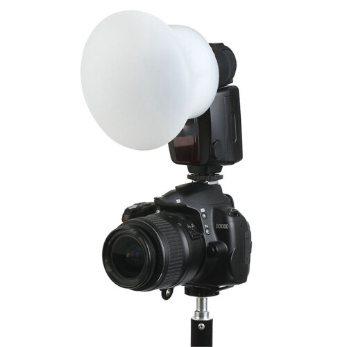 Blitzdiffusor-Set mit Softbox-Reflektor, Wabengitter, Farbfiltern und magnetischer Softlichtkugel für Aufsteckblitze 1