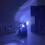 2Pcs Rotating Strobe Light, 360 Degree Rotating Light, Disco Bar Party Decorative Light Blue 5