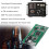 Digital FM Transmitter Module Stereo Wireless Microphone Board Frequency Modulation with LCD Display Line/USB/Mic Input 5