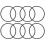 8-Pack CLX200K Replacement O-Ring,for Pool Chlorinator Lid CL200/CL220 3
