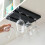 Kitchen Free Punching Holder Wine Glass Rack Multi-Function Goblet Classification Up Organizer Hanging Holder Shelf 3
