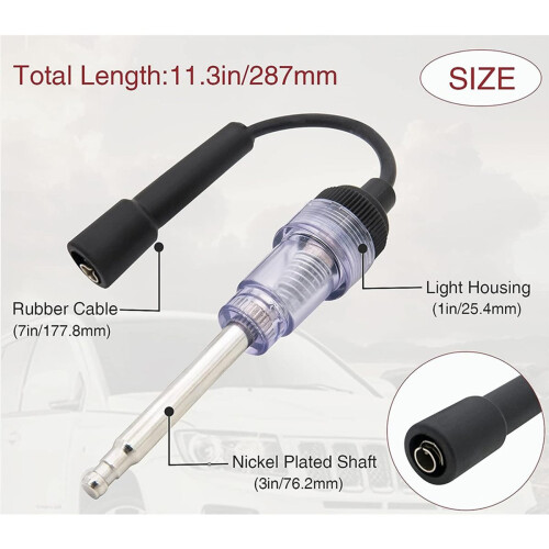2 Pcs Car Auto Testing Online Lgnition Troubleshooting Kit Engine Ignition Testing and Diagnostic Tool 2