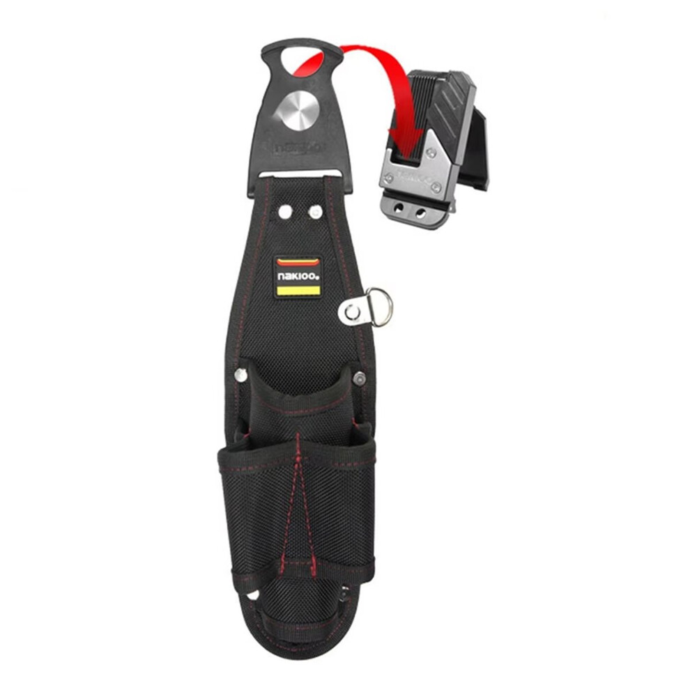 Tool Belt Organizer Rotatable Side Belt Pouch Electrician Waist Storage Tool Bag Portable For Contractor Roofer Plumbers 4851434155332