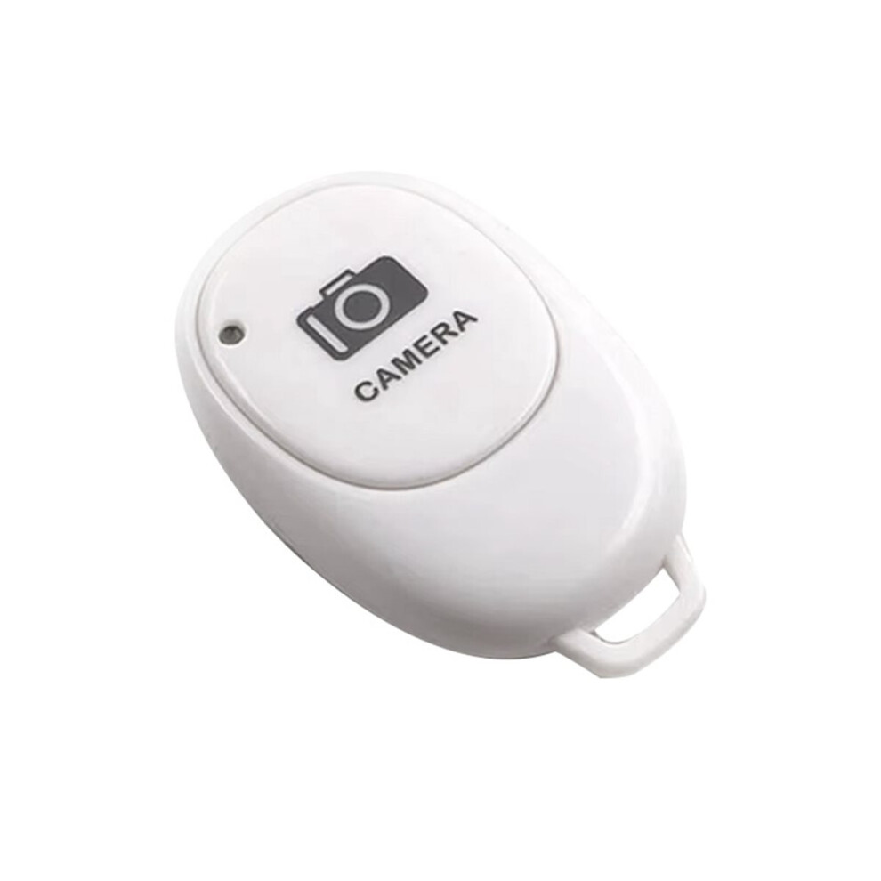 Wireless Camera Shutter Remote Control Selfie Clicker For Android & Ios Phones Selfie Accessory For Photos Videos White 4851434151051