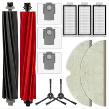 Parti di ricambio per Q5 Pro/ Q5 Pro+/ Q8 Max/Q8 Max/ Q8 Max+ Rullo per aspirapolvere Spazzola laterale Filtro Mop Tampone Sacchetto per la polvere