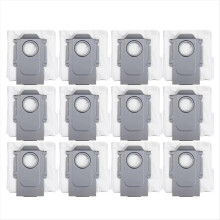 12er-Pack Staubbeutel für S7 Maxv Ultra und S7 Pro Ultra Saugroboter, 3,6 l Fassungsvermögen, Einweg-Ersatzbeutel