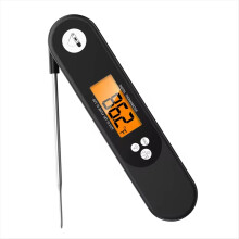 Digitales Lebensmittelthermometer, Grillthermometer, Küchenthermometer für Fleisch, Wasser, Milch, Kochsonde, wasserdichtes Thermometer