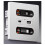 12w Universal Wall Panel Socket with Usb-A Usb-C Retractable Charging Cable ,Mobile Phone Tablet Charging Type C Outlet 2