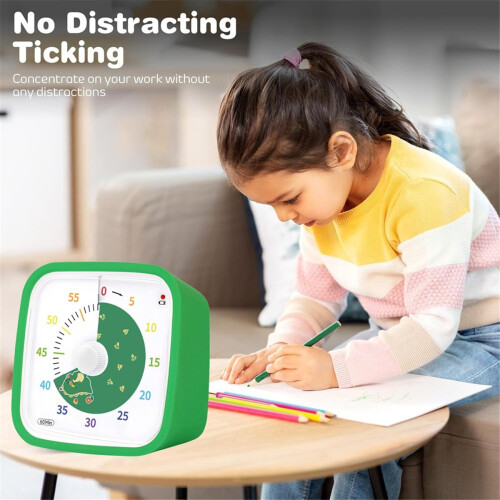 Visual Timer, Kids Timer and 60 Minute Countdown Timer, Kids Timer with Pattern for Kitchen, Shower, Classroom 2
