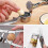 2pcs Multi-Functional Garlic and Ginger Crusher Kitchen Tool Set 5