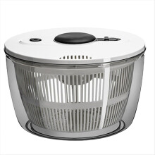 Secadora de verduras, secadora de frutas, secadora de lechuga, centrifugadora manual de drenaje rápido, centrifugadora de 3 l