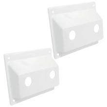 2er-Pack Armaturenblenden-Abstandshalter, Armaturenabdeckung, Armaturenmontage-Set für Wohnmobile, Wohnwagen, Duschplatte, Ersatzteil