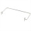 Stainless Steel Accessory and Integrated Hook Designed for Use 0.5 Unit Shelf 1