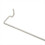 Stainless Steel Accessory and Integrated Hook Designed for Use 0.5 Unit Shelf 2