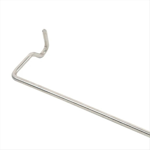 Stainless Steel Accessory and Integrated Hook Designed for Use 0.5 Unit Shelf 1