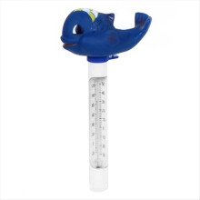 Whale Fish Pool Thermometer Floating Water Temperature Tester for Spa Pond Indoor Pools