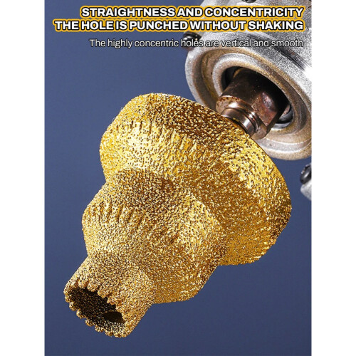 Drill Bit M10 Brazed Diamond Tower Drill Tile Stone Rock Plate Drill Reaming Integrated Bit Diamond Construction Tool 2