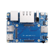 Placa base CM5 com 2 portas LAN de 2,5G, 1 porta LAN Gigabit, 3 conectores CM5 padrão e placa de expansão para CM5.