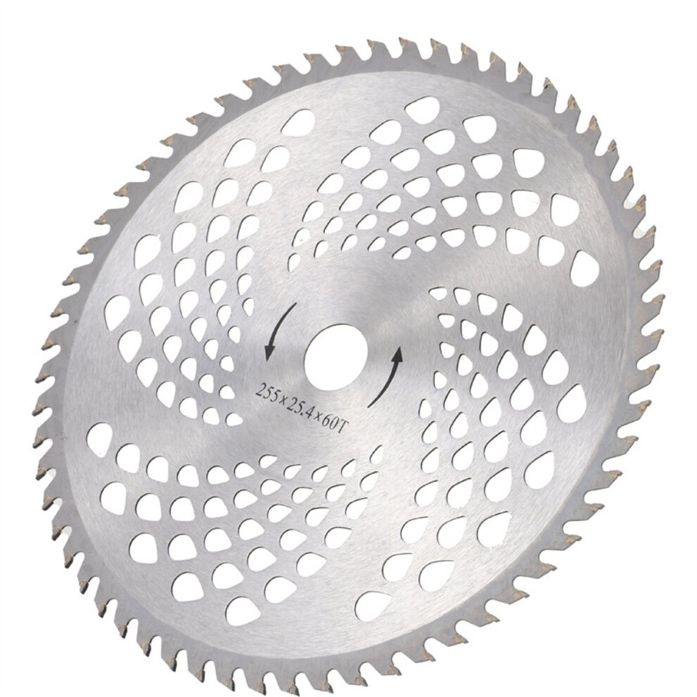 And Lawn Mower Blades 60 Tooth With Holes Lawn Trimmer And Wood Cutter Disc Circular Alloy Blade 60T 4851434118146