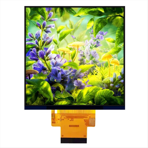 Display industrial TFT LCD de 4,0 polegadas, 40 pinos, 480 x 480 pixels, tela quadrada com interface RGB, modelo ST7701S. 1