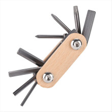 Kit d'outils de réparation portable pour vélos, ensemble multi-outils avec tournevis et clé pour VTT et vélos de route