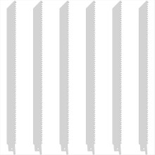 6Pcs Reciprocating Saw Blades Set 12in Stainless Steel Frozen Food Cutting Saw Blade Universal Frozen Beef Cutting Saw
