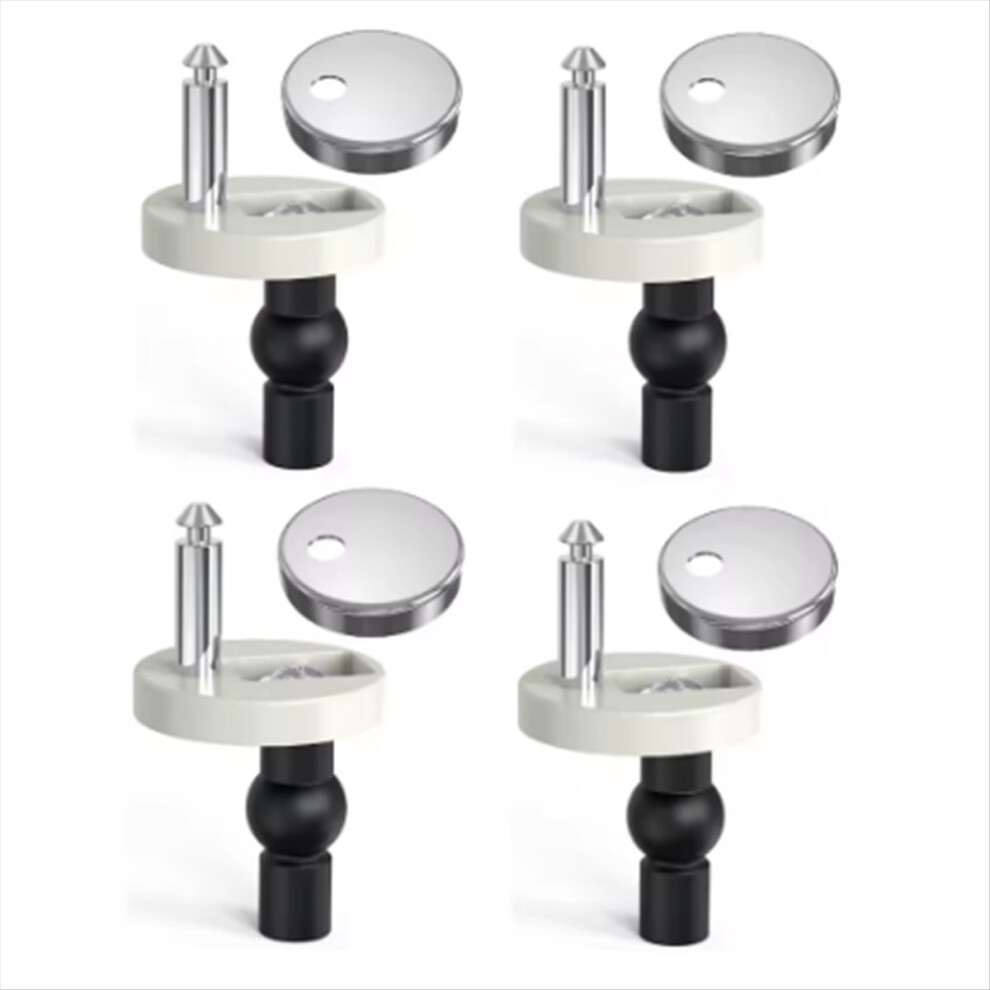 Toilet Seat Bolts & Screws Quick Release Top Hinge Fixings Expanding Rubber Top Nut Screws Toilet Seat Replacement Kit 4851434130162