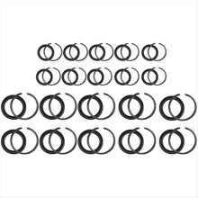 (10+10 Sets) 1/2Inch & 3/8Inch Impact Wrench Retainer Ring Kits with O-Rings for Electric Wrench Pneumatic