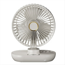 Desk Fan Mini Portable Desktop Fan Air Circulator Electric Fan USB Rechargeable Small Table Fan with Digital Display