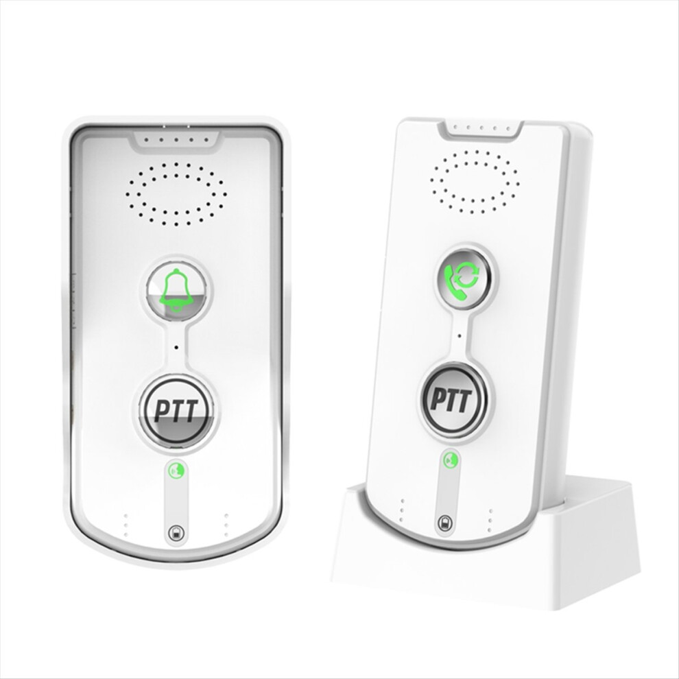 1000M Wireless Long Distance 2.4Ghz Audio Door Phone Voice Sender&Reciever Intercom Doorbell White 4851434132517
