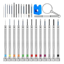 Precision Screwdriver Set 0.6-2.0mm Metric Flat Head Screwdriver for Watch Eyeglasses Jewelry Work Electronics Repair