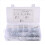 180 Pcs A1288 Split Galvanized R-Type Latch Bolt Cotter Pin Lockpin R Shape Cotter Pin 1