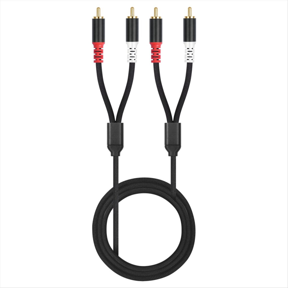 To Audio Cable With -Plated Connectors, For Home Theater, Stereo Systems, Musical Instruments 200Cm Gold 4851434134214