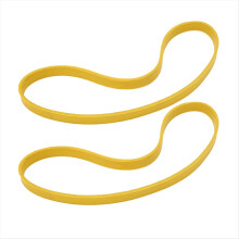 2 stuks lintzaagband geel antislip geluiddempend rubber houtbewerking lintzaagwiel voor 9 inch lintzaag rubberen band