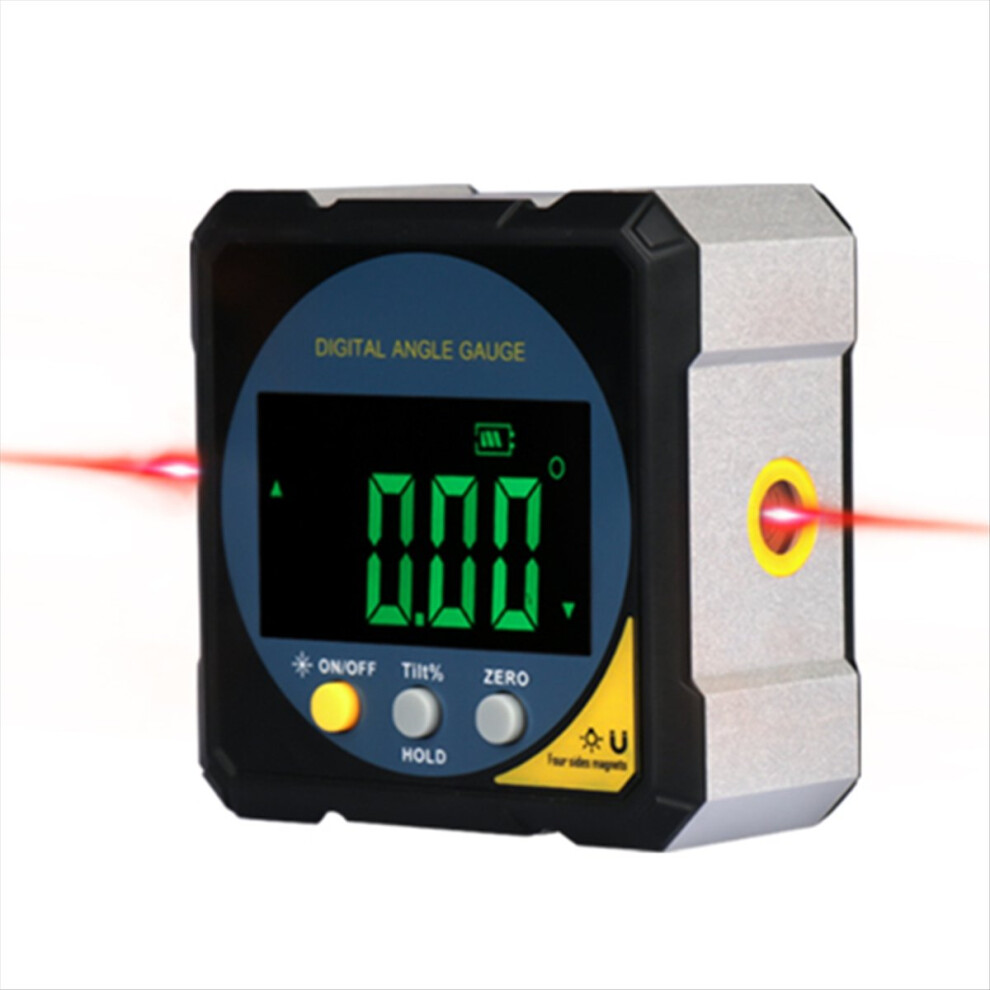 Digital Laser Protractor Inclinometer Laser Inclinometer Level Angle Finder Goniometer Magnet Tilt Measuring Tool 4851434144183