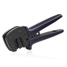 Alicate de crimpagem de terminais para aviação de alta resistência YEP-166 0,5-4mm²/20-11AWG, ferramenta elétrica de crimpagem vertical