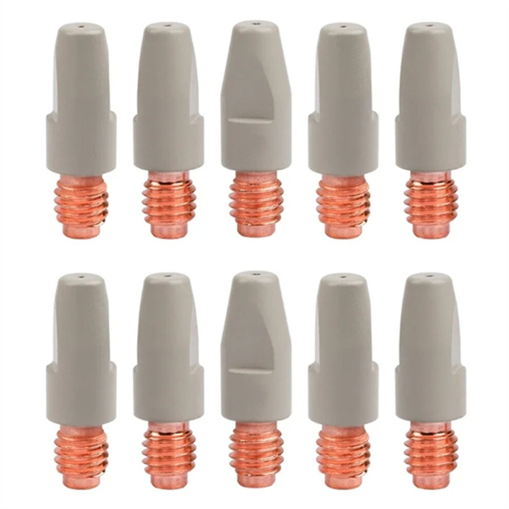 10Pcs 36Kd Welding Contact Tips Coating Protect M8 Gas Nozzle Tip 1.0Mm Mig Welding Torche Welding Tool Parts 4853733494129