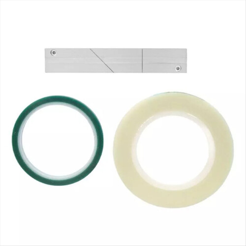 Conjunto de emenda de fita de 1/4" (10 polegadas) - Bloco de emenda profissional compatível com fitas Revoxsonido Open Reel to Reel.