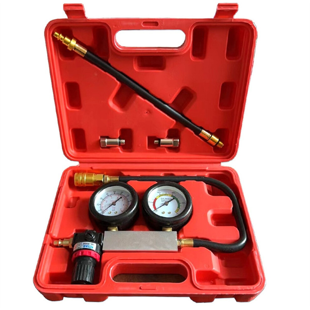 Automotive Cylinder Leak Detector Tu-21 Petrol Engine Gauge Tool For Car Compression Leakage Detector Kit 4852469863759